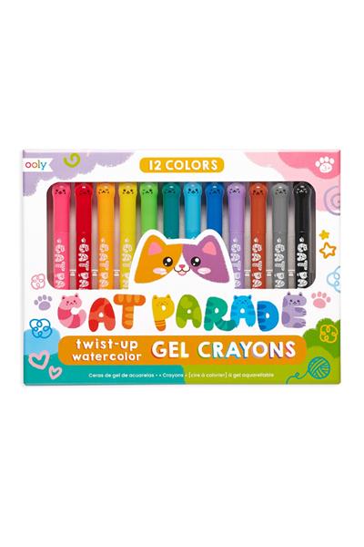 Ooly Cat Parade Sulu Boya Efektli 12li Jel Boya Kalemi Çok Renkli