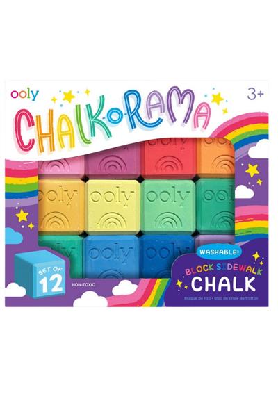 Ooly / Chalk-O-Rama 12li Dış Mekan Tebeşiri Çok Renkli