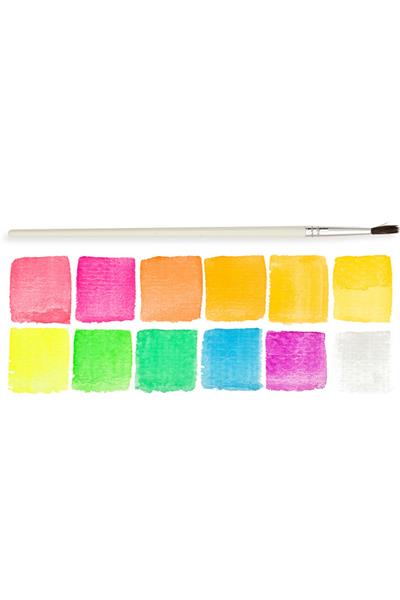 Ooly Chroma Blends 12li Sulu Boya Neon Renkler Çok Renkli