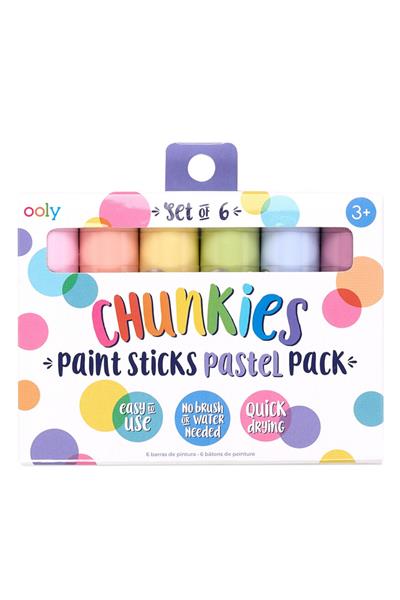 Ooly Chunkies Pastel Boya 6lı Klasik Renkler Çok Renkli