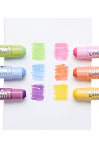 Ooly Chunkies Pastel Boya 6lı Klasik Renkler Çok Renkli