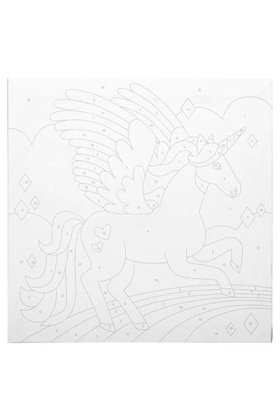 Ooly Colorific Canvas Sayılarla Boyama - Magic Unicorn Çok Renkli