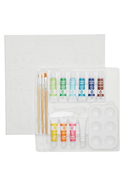 Ooly Colorific Canvas Sayılarla Boyama - Tiny Treasures Çok Renkli