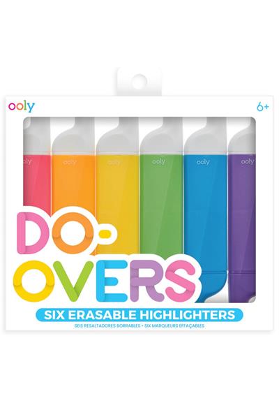 Ooly Do-Overs Silinebilir 6lı Highligther Çok Renkli