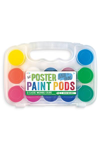 Ooly Lil Paint Pods 12li Boya Seti Klasik Renkler Çok Renkli