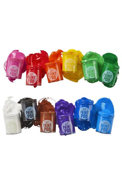 Ooly Lil Paint Pods 12li Boya Seti Klasik Renkler Çok Renkli