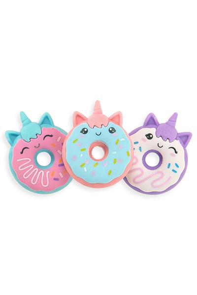 Ooly Magic Bakery Unicorn Donuts 3lü Kokulu Silgi Seti Çok Renkli
