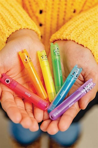 Ooly Mini Monster Kokulu Neon 6lı Highlighter Çok Renkli