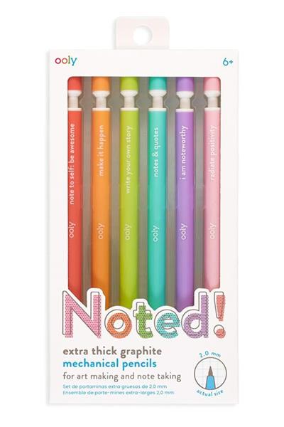 Ooly Noted Mekinazmalı 6lı Kurşun Kalem Çok Renkli