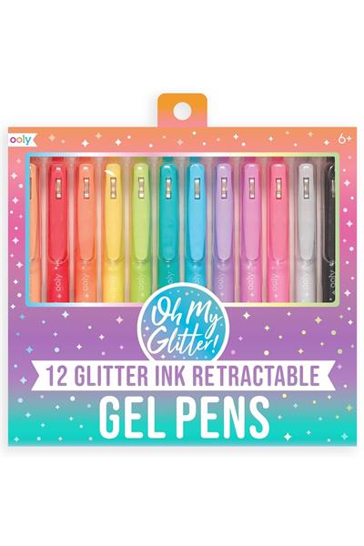 Ooly Oh My Glitter 12li Jel Kalem Çok Renkli