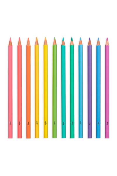 Ooly Pastel Hues 12li Kuru Boya Kalemi Çok Renkli