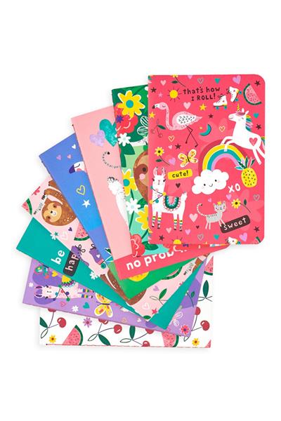 Ooly Pocket Pal Mini 8li Defter Seti - Funtastic Friends Çok Renkli