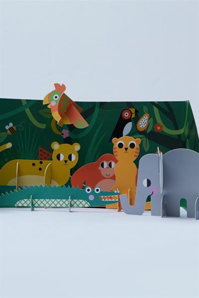 Ooly Pop! Make& Play Açılabilir Oyun Seti - Into The Jungle Çok Renkli
