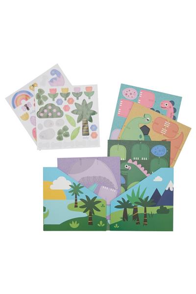 Ooly Pop! Make& Play Açılabilir Oyun Seti - Dino Land Çok Renkli