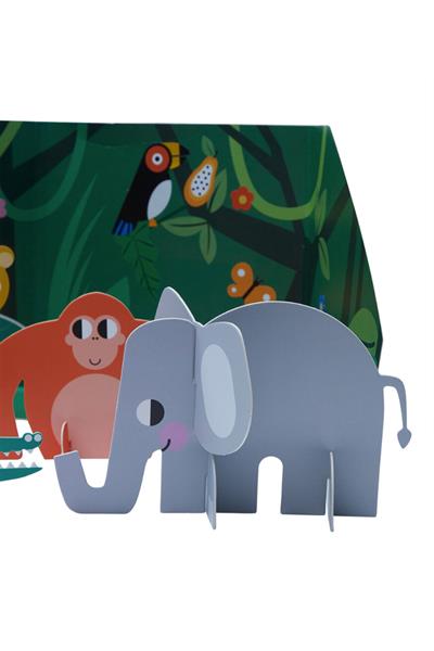 Ooly Pop! Make& Play Açılabilir Oyun Seti - Into The Jungle Çok Renkli