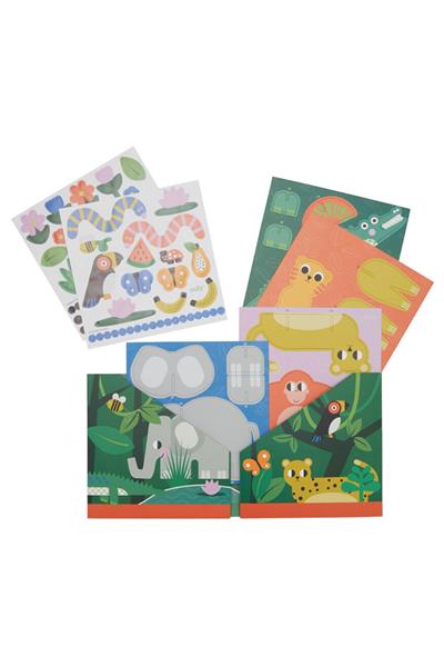 Ooly Pop! Make& Play Açılabilir Oyun Seti - Into The Jungle Çok Renkli