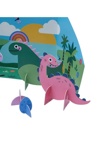 Ooly Pop! Make& Play Açılabilir Oyun Seti - Dino Land Çok Renkli