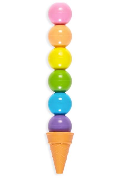 Ooly Rainbow Scoops 6 Renkli Silinebilir Çok Renkli
