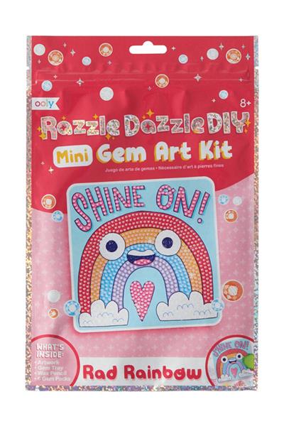 Ooly Razzle Dazzle Mini Kristal Sanat Seti - Rad Rainbow Çok Renkli