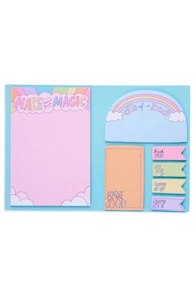 Ooly Side Notes Yapışkanlı Etiket Seti - Make Magic Çok Renkli