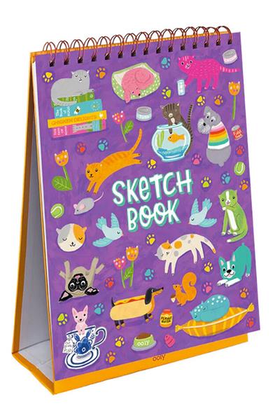 Ooly Sketch & Show Dik Duran Telli Resim Defteri - Pets At Play Çok Renkli