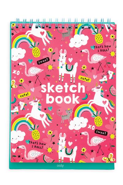 Ooly Sketch & Show Dik Duran Telli Resim Defteri - Funtastic Friends Çok Renkli
