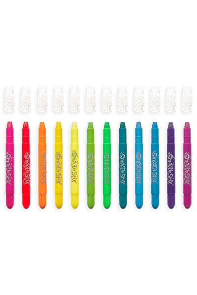 Ooly Smooth Stix Sulu Boya Efektli 24lü Jel Boya Kalemi Çok Renkli