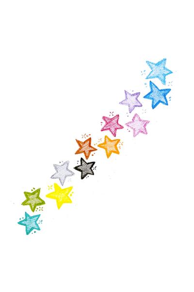 Ooly Stack of Stars 12 Renkli Boya Kalemi Çok Renkli