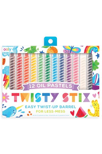 Ooly Twisty Stix 12li Yağlı Pastel Boya Çok Renkli