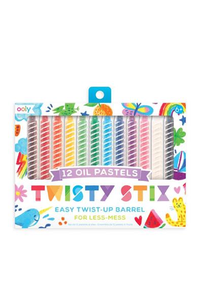 Ooly Twisty Stix 12li Yağlı Pastel Boya Çok Renkli