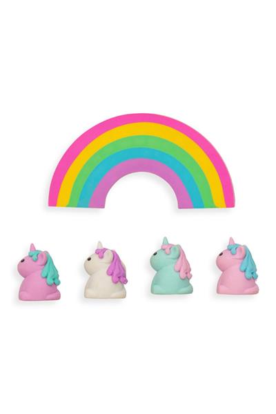 Ooly Unique Unicorn Silgi Seti - Çilek Kokulu Çok Renkli