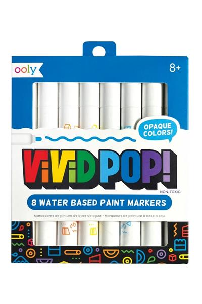 Ooly Vivid Pop! Su Bazlı 8li Keçeli Kalem Çok Renkli
