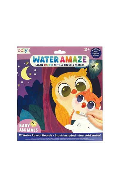 Ooly Water Amaze Boyama Seti - Baby Animals Çok Renkli