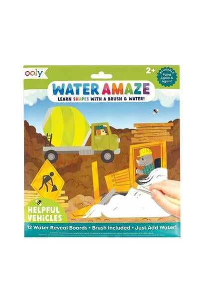 Ooly Water Amaze Boyama Seti - Helpful Vehicles Çok Renkli