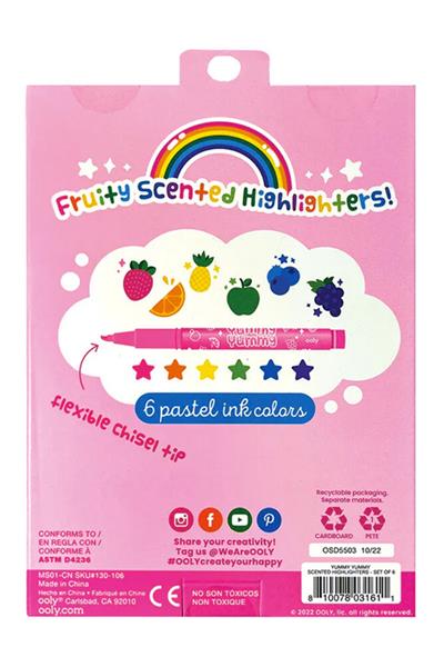 Ooly Yummy Yummy Kokulu 6lı Keçeli Kalem Çok Renkli