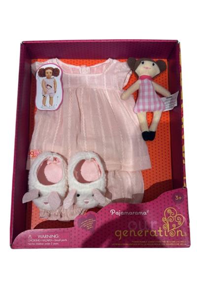 Our Generation Kıyafet Seti - Pijama ve Panduf Çok Renkli