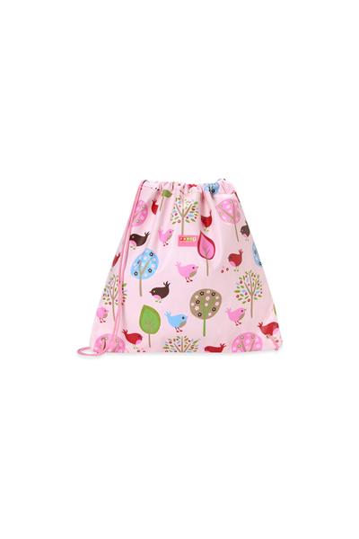 Penny Scallan / Chirpy Bird İpli büzgülü çanta Pembe