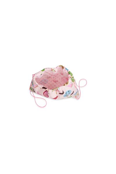Penny Scallan / Chirpy Bird İpli büzgülü çanta Pembe