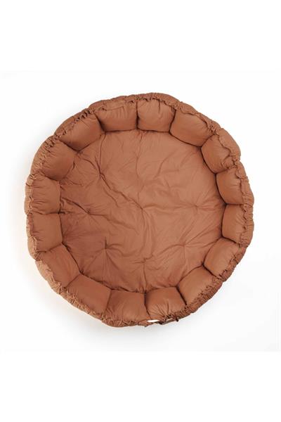 Play & Go /  Oyun Matı, Bloom Tawny Brown Organic Kahve