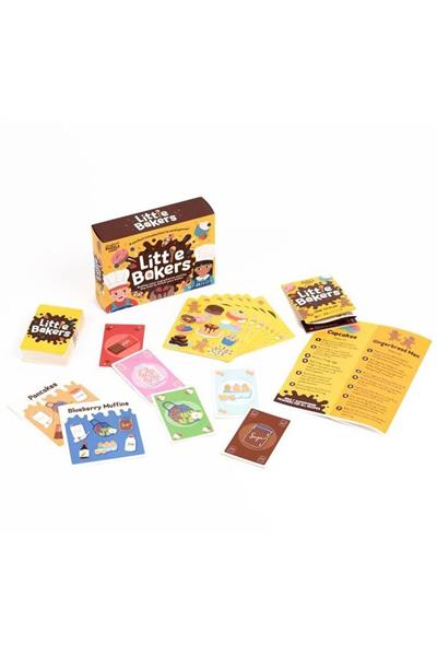 Profesor Puzzle / Kart Oyunu Little Bakers Çok Renkli