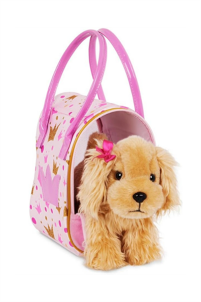 Pucci Pups Cocker Spaniel ve Pembe Çanta Çok Renkli