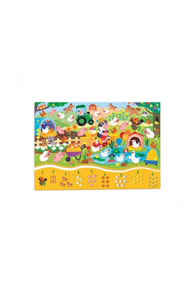 Puzzle 123 - Çiftlik Çok Renkli