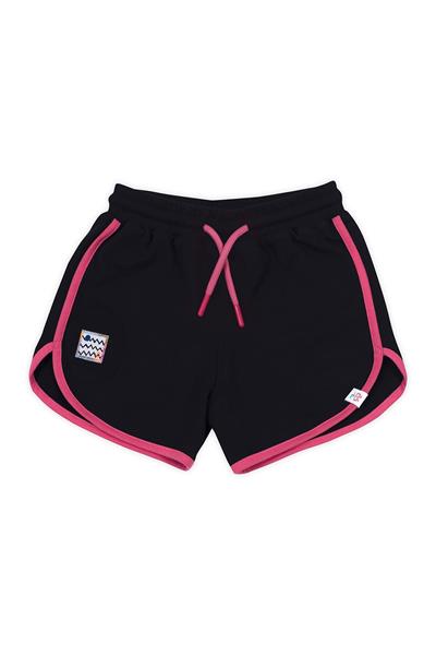 Beetlebeez / Retro Pink Striped Short -Retro Model Pembe Biyeli Çocuk Kısa Şort - (Pembe Kordonlu) Lacivert