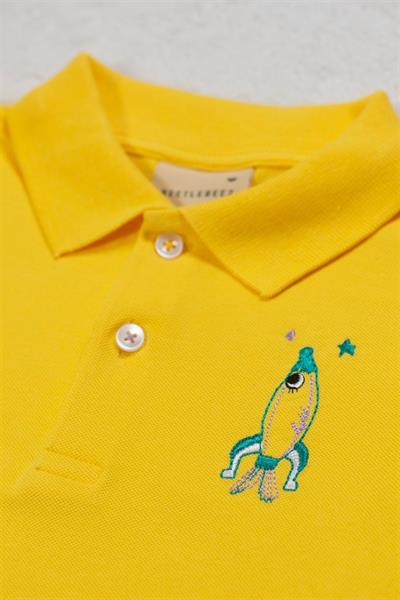 Beetlebeez / Rocket Fish Kısa Kollu Çocuk Polo Yaka T-shirt Sarı
