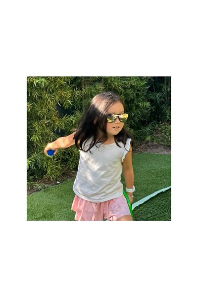 Roshambo Eyewear Skywalker Güneş Gözlüğü / Mavi Lens / M Çok Renkli