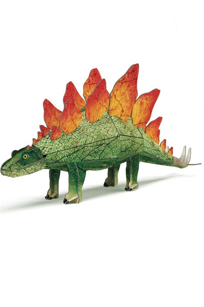 Sassi /3D STEGOSAURUS -BOOK AND 3D MODEL Çok Renkli