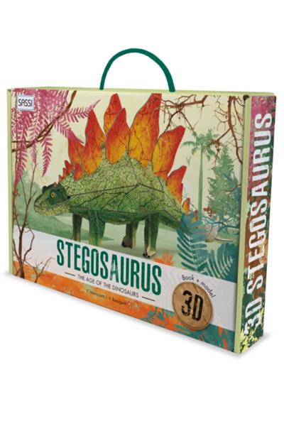 Sassi /3D STEGOSAURUS -BOOK AND 3D MODEL Çok Renkli
