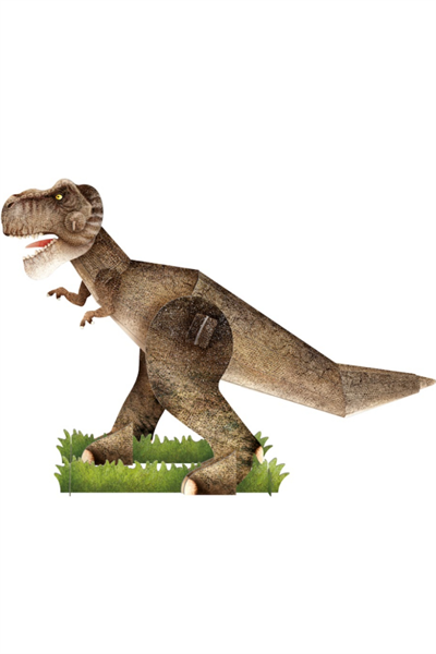 Sassi /3D TYRANNOSAURUS - BOOK AND 3D MODEL Çok Renkli