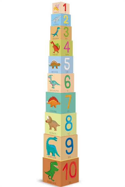 Sassi /EDU BLOCKS - DINOSAURS Çok Renkli