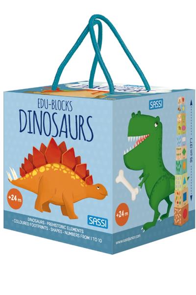 Sassi /EDU BLOCKS - DINOSAURS Çok Renkli